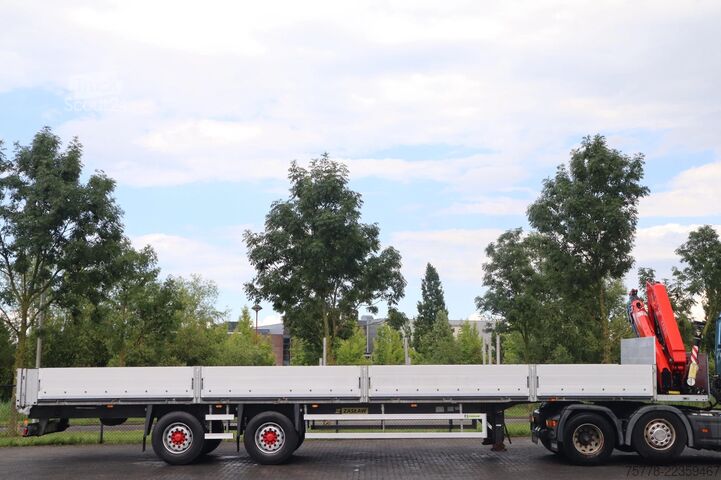 مقطورة منصة Zaslaw 2 AXLE OPEN TRAILER + FASSI F185-4 (YEAR 2023) ...