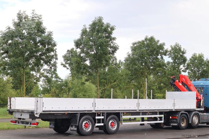 مقطورة منصة Zaslaw 2 AXLE OPEN TRAILER + FASSI F185-4 (YEAR 2023) ...