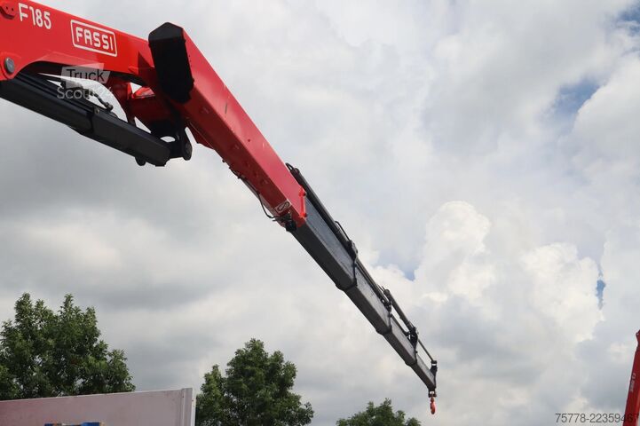 مقطورة منصة Zaslaw 2 AXLE OPEN TRAILER + FASSI F185-4 (YEAR 2023) ...