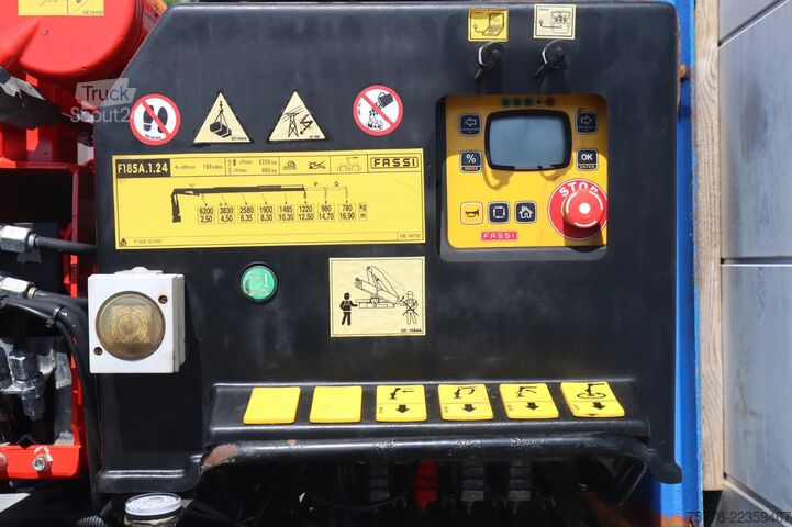 مقطورة منصة Zaslaw 2 AXLE OPEN TRAILER + FASSI F185-4 (YEAR 2023) ...