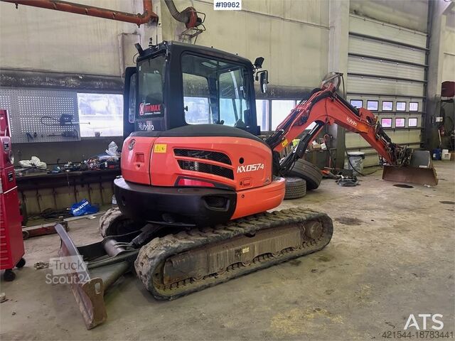 гусеничний екскаватор Kubota KX057-4 excavator w/ rototilt, cable bucket, tooth
