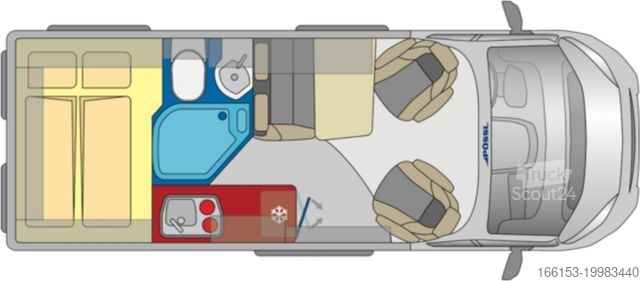 Camper van PÖSSL 2Win RS Plus Fiat 180 PS AT/10Radio