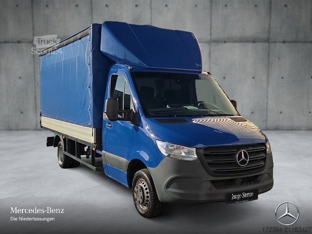 Transportador con plataforma y toldo Mercedes-Benz Sprinter 516 CDI Pritsche Plane Lang Klima