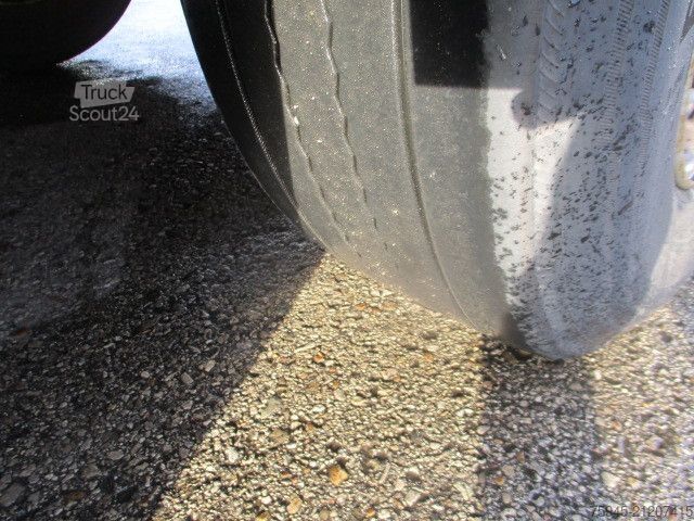 Open semitrailer with tarp SCHMITZ CARGOBULL SCB*S3T, Liftachse, TÜV 07/2026