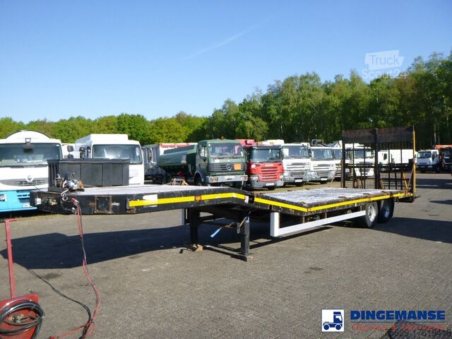 Caricatore semi basso Redwood Ant Artic 500 semi-lowbed trailer 10 m + winch ...