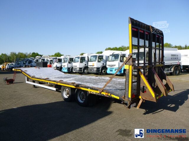 Caricatore semi basso Redwood Ant Artic 500 semi-lowbed trailer 10 m + winch ...