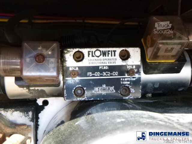 Caricatore semi basso Redwood Ant Artic 500 semi-lowbed trailer 10 m + winch ...