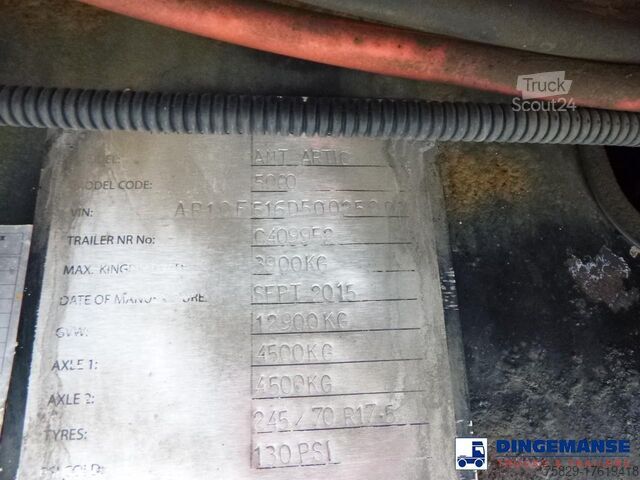 Surbaissé Redwood Ant Artic 500 semi-lowbed trailer 10 m + winch ...