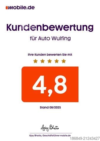 Campervan VOLKSWAGEN Grand California 680 2,0TDI-177 LED + ACC 1. Hd.