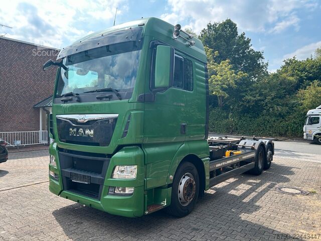 Camion porte-caisses amovibles MAN 26.440 TGX BDF mit Lift+Lenkachse 6x2