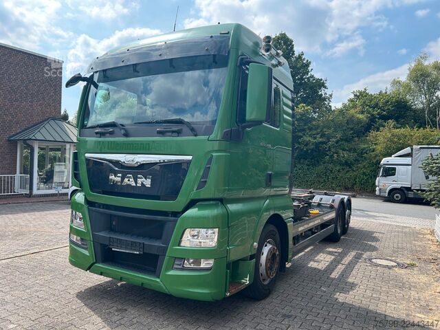 Camion porte-caisses amovibles MAN 26.440 TGX BDF mit Lift+Lenkachse 6x2