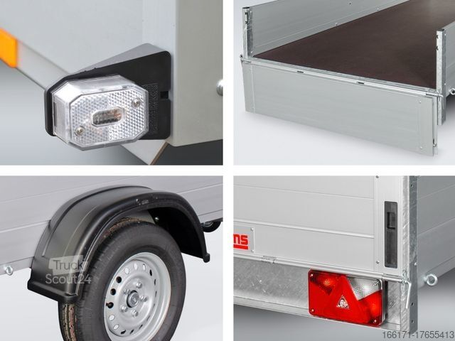 مقطورة سيارة ANSSEMS Tieflader GT 750.251x126 mit Hochplane