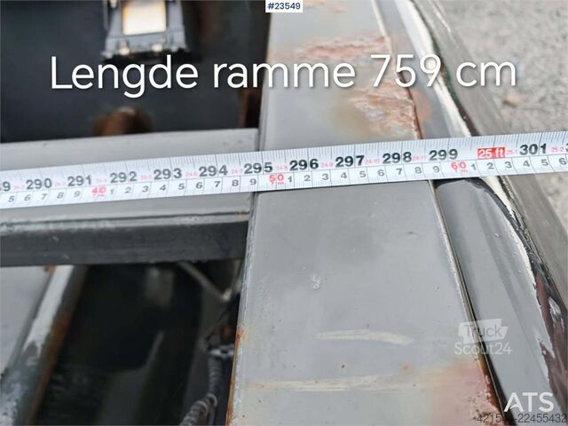 Transport av containrar Wilco Container Trailer