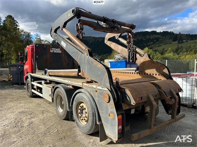 Sistema de braço de pórtico Scania P360 Liftdumper m/ rotator