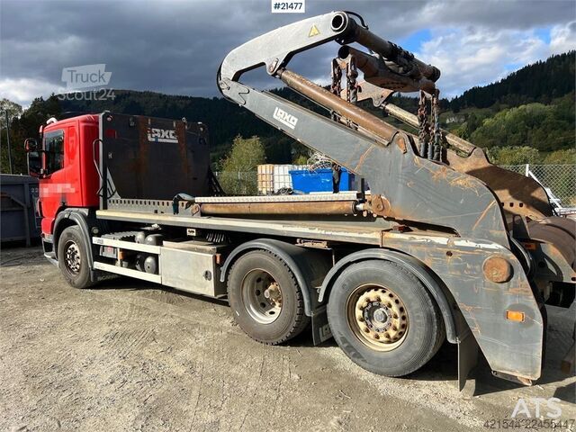Sistema de braço de pórtico Scania P360 Liftdumper m/ rotator
