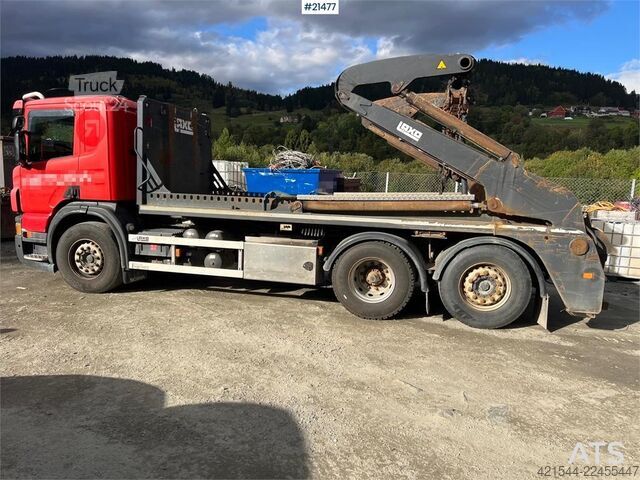 Sistema de braço de pórtico Scania P360 Liftdumper m/ rotator