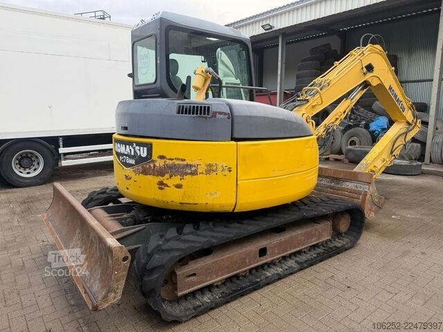 Minibagger Komatsu PC78MR-6 - 8.2T - *5499h* - BLADE - A/C - CE - ...