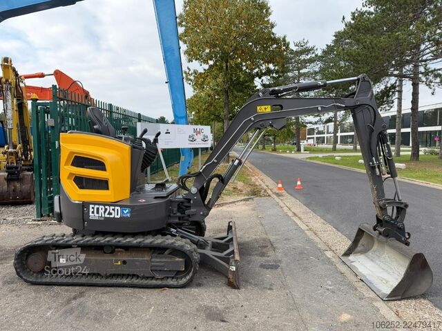 Minibagger Volvo ECR25D 1159 UREN - SLOOP + SORTEERFUNCTIE - EXT...