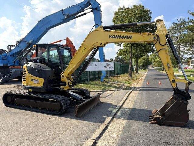 Midi-Bagger Yanmar VIO 80 8T - EXTRA HYDR F - 2013h - BLADE - A/C ...