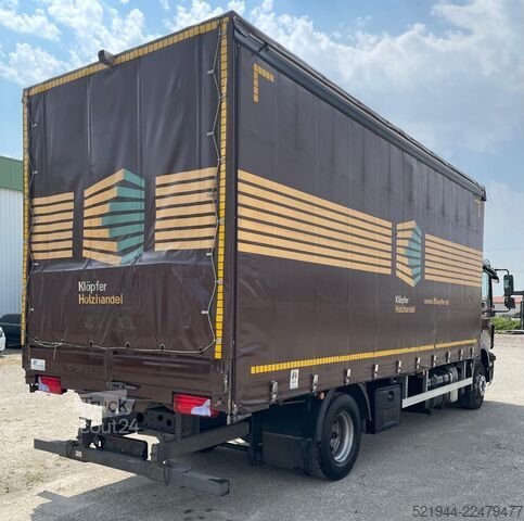 бортовой грузовик с тентом MAN MAN TGM 15.290 Stapleraufnahme Edscha