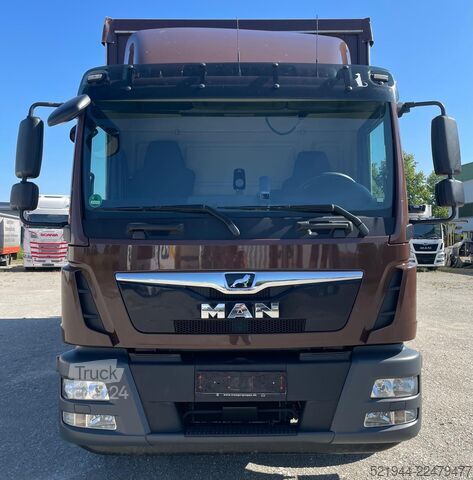 бортовой грузовик с тентом MAN MAN TGM 15.290 Stapleraufnahme Edscha