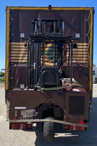 бортовой грузовик с тентом MAN MAN TGM 15.290 Stapleraufnahme Edscha