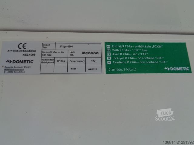 Refrigerator body van MERCEDES-BENZ Sprinter 316 CDI Maxi Frigo 4500