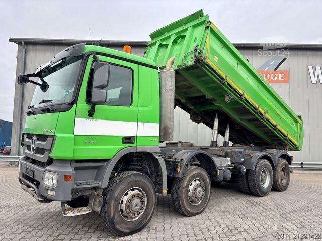 Camión volquete trilateral MERCEDES-BENZ 4141 8x8 AK Actros MP3 | Kupplung/EPS*MEILLER