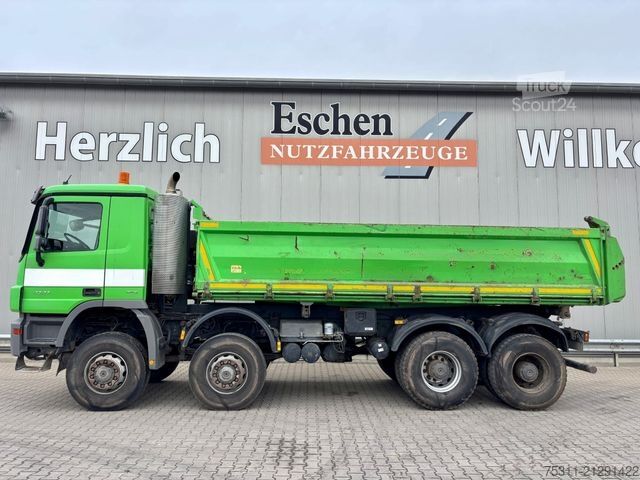 Camión volquete trilateral MERCEDES-BENZ 4141 8x8 AK Actros MP3 | Kupplung/EPS*MEILLER