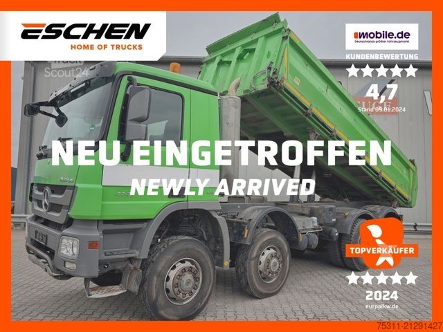 Camión volquete MERCEDES-BENZ 4141 8x8 AK Actros MP3 | Kupplung/EPS*MEILLER