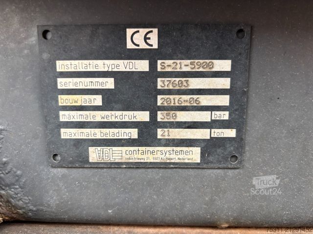 Abrollkipper MERCEDES-BENZ Actros 2548 | VDL S-21-5900*Lift*Klima*1.Hand