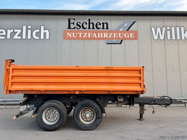 Remolque volquete trilateral KÖGEL ZK 18 | ALU-Kippaufbau*Trommelbremse*1.Hand!