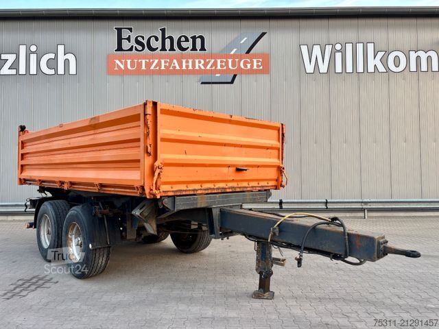 Remolque volquete trilateral KÖGEL ZK 18 | ALU-Kippaufbau*Trommelbremse*1.Hand!