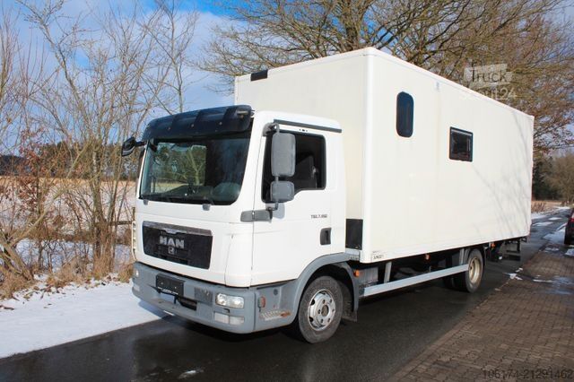 Campingvogn/autocamper MAN TGL 7.150 BL Koffer Ladebordwand * Selbstausbau*