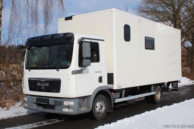 Campingvogn/autocamper MAN TGL 7.150 BL Koffer Ladebordwand * Selbstausbau*