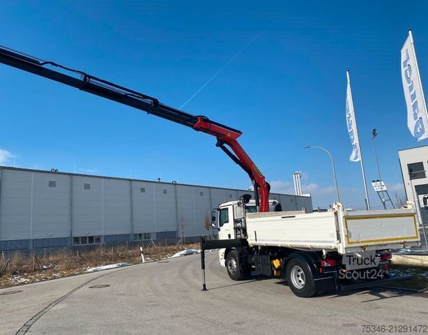 Trójstronna wywrotka MAN TGM18.320/Meiller/Kipper/PK14.501/Funk/NL8To/Top