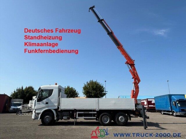 Lastebil med plan Iveco Stralis AS260 Atlas Terex TLC290.2E 10.25m=2.4 t