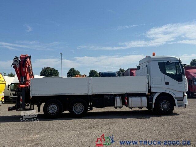 Lastebil med plan Iveco Stralis AS260 Atlas Terex TLC290.2E 10.25m=2.4 t