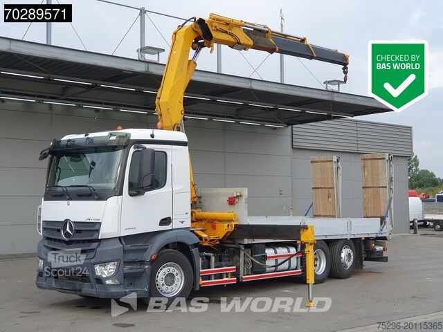 Plataforma de carga Mercedes Antos 2542 6X2 Fassi F330A023 Crane Kran Hydrau...