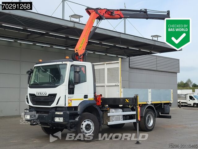 Piattaforma di carico Iveco Trakker 310 4X2 Palfinger PK14002 EH Crane Kran...