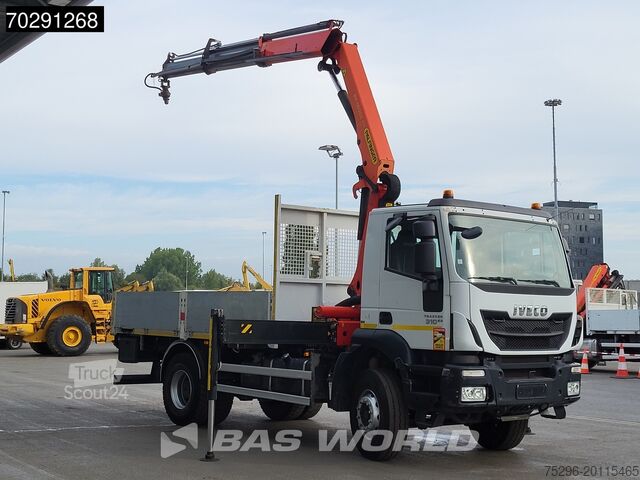 Open laadbak Iveco Trakker 310 4X2 Palfinger PK14002 EH Crane Kran...