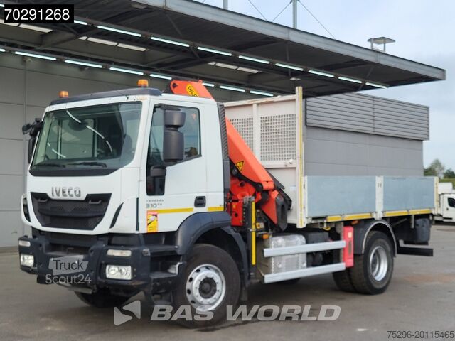 Open laadbak Iveco Trakker 310 4X2 Palfinger PK14002 EH Crane Kran...