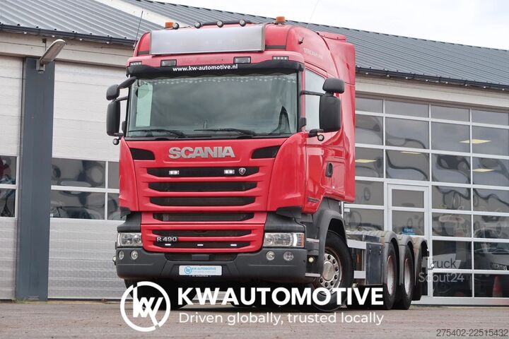 Sistema de brazo de gancho Scania R490 8X4*4/ RETARDER/ FULL AIR/ JOAB 24T HOOK/ ...