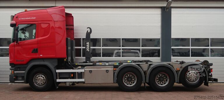 Sistema de brazo de gancho Scania R490 8X4*4/ RETARDER/ FULL AIR/ JOAB 24T HOOK/ ...