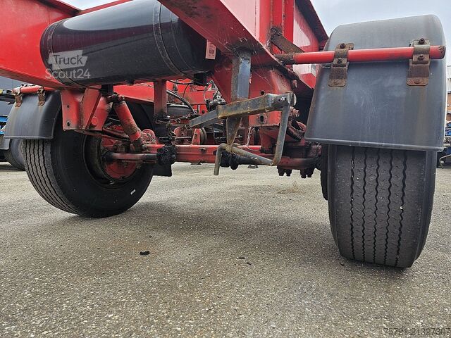 Bâches coulissantes DAPA 20 FT CONTAINER 1 AXLE BPW DRUM