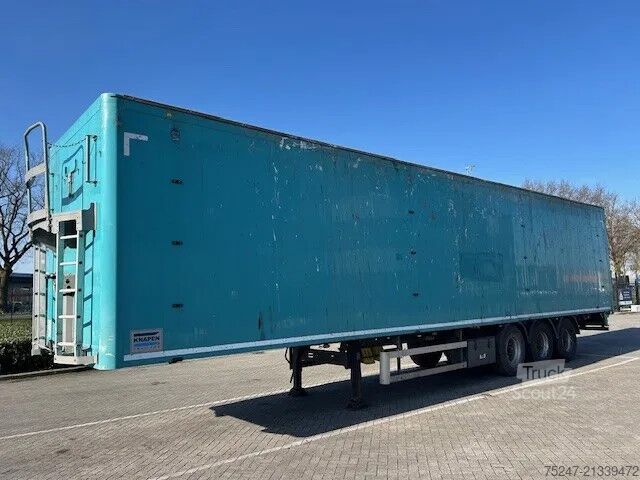 Ruchoma podłoga Knapen Trailers K100 - 92m3 Liftachse HDI