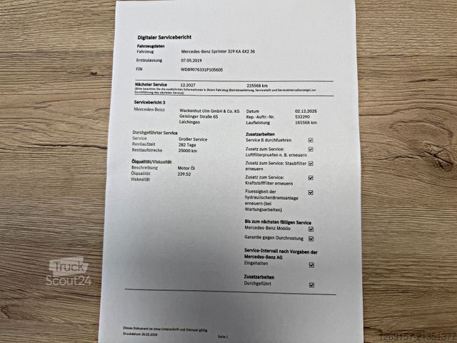 Фургон с высокой крышей MERCEDES-BENZ Sprinter 319 CDI V6 Kasten L2H2 RWD Navi Automat