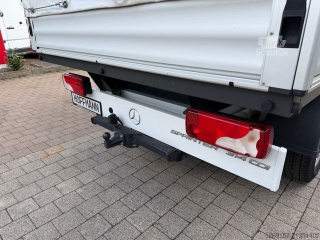 Фургон-шафа з фіранкою MERCEDES-BENZ Sprinter 314 CDI Pritsche Plane FWD L2 Klima