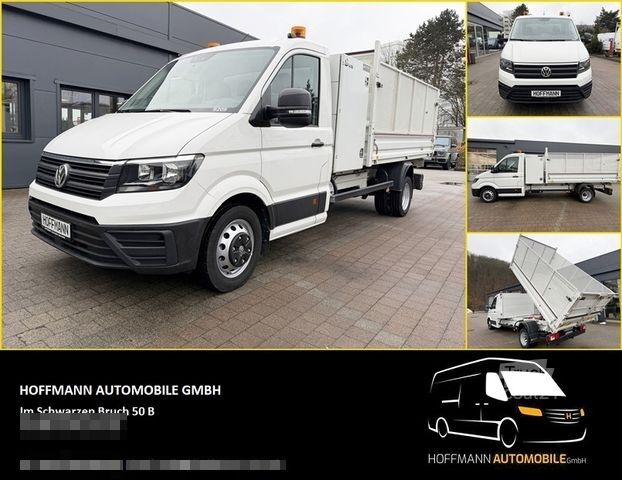 Φορτηγό ανατρεπόμενο βαν VOLKSWAGEN Crafter 5,5 T Pritsche Kipper + Laubgitter *A/C*