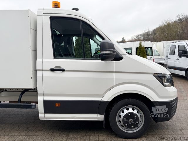 Φορτηγό ανατρεπόμενο βαν VOLKSWAGEN Crafter 5,5 T Pritsche Kipper + Laubgitter *A/C*